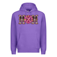 Purple cancer sunflower mom Premium Hoodie - RanaPortraitStore