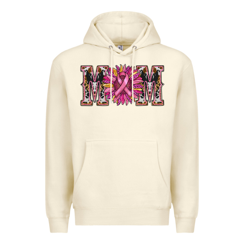 Cancer Sunflower Mom Premium Hoodie by RanaPortraitStore | Teevron