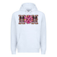 White cancer sunflower mom Premium Hoodie - RanaPortraitStore
