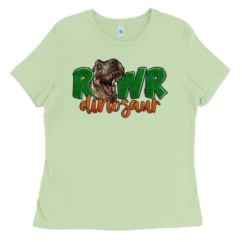 Rawr Dinosaur Ladies Tee by LillyAllenDesigns | Teevron