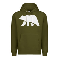 Army Green bear Premium Hoodie - DesigneFamous