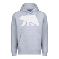 Heather Grey bear Premium Hoodie - DesigneFamous