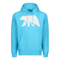 Ocean Blue bear Premium Hoodie - DesigneFamous