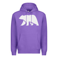 Purple bear Premium Hoodie - DesigneFamous