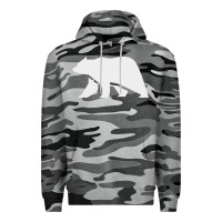 Slate Camo bear Premium Hoodie - DesigneFamous