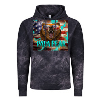 Cloud Black papa bear american flag  tumbler Vintage Hoodie - BarkalooDesign