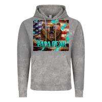Cloud Rock papa bear american flag  tumbler Vintage Hoodie - BarkalooDesign