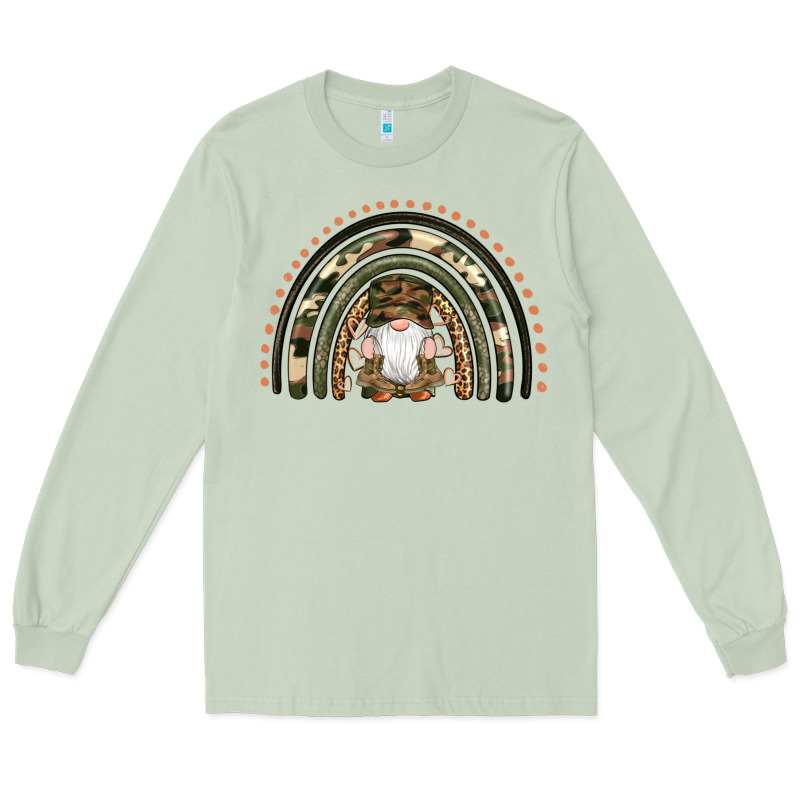 Camouflage Gnomes Rainbow Long Sleeve Tee by Artiststas | Teevron