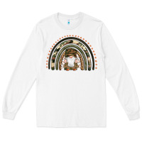 White camouflage gnomes rainbow Long Sleeve Tee - Artiststas