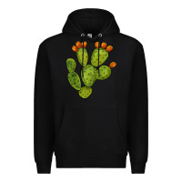 Black cactus Premium Hoodie - BarkalooDesign