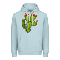 Blue Mist cactus Premium Hoodie - BarkalooDesign
