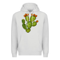 Dove Grey cactus Premium Hoodie - BarkalooDesign