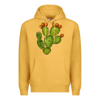 Mustard cactus Premium Hoodie - BarkalooDesign