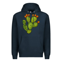 Navy cactus Premium Hoodie - BarkalooDesign