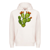 Pale Pink cactus Premium Hoodie - BarkalooDesign