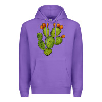 Purple cactus Premium Hoodie - BarkalooDesign
