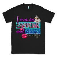 Black I run on caffeine and kisses Classic Tee - FaDigitalArtStudio