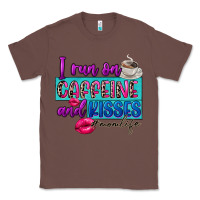 Chestnut I run on caffeine and kisses Classic Tee - FaDigitalArtStudio