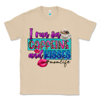 Mushroom I run on caffeine and kisses Classic Tee - FaDigitalArtStudio