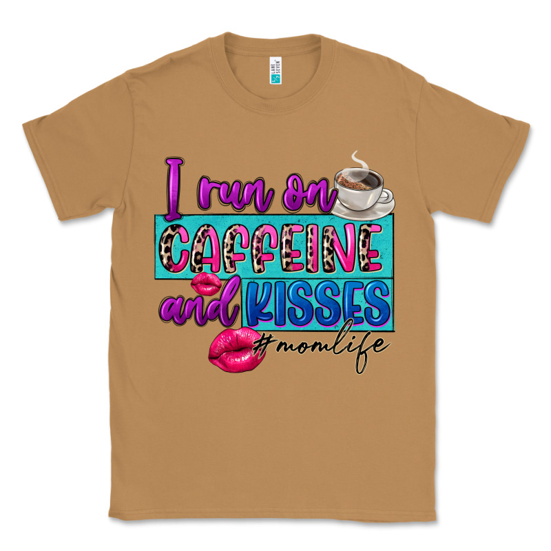 I Run On Caffeine And Kisses Classic Tee by FaDigitalArtStudio | Teevron
