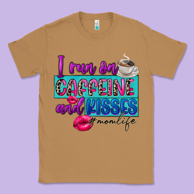 I Run On Caffeine And Kisses Classic Tee Designed By Fadigitalartstudio