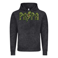 Vintage Black papa  lightning camouflage Vintage Hoodie - BarkalooDesign