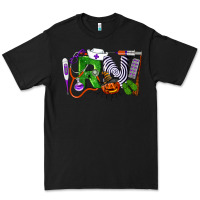 Black Halloween RN Registered NurseHalloween RN Register Premium Tee - LillyAllenDesigns