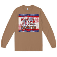 Toasted Coconut red white boujee Long Sleeve Tee - Artiststas