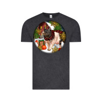 Vintage Black hampshire sow pig christmas Vintage Tee - LillyAllenDesigns
