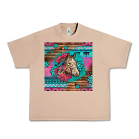 Burro floral horse Urban Heavy Tee - LillyAllenDesigns