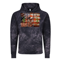 Cloud Black deer hunting target american flag  background Vintage Hoodie - BarkalooDesign