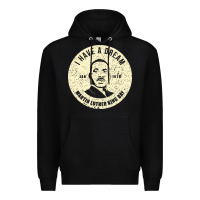 Black martin luther day vintage Premium Hoodie - DesigneFamous