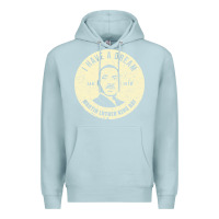 Blue Mist martin luther day vintage Premium Hoodie - DesigneFamous