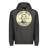Charcoal Heather martin luther day vintage Premium Hoodie - DesigneFamous