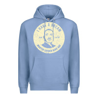 Colony Blue martin luther day vintage Premium Hoodie - DesigneFamous