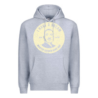 Heather Grey martin luther day vintage Premium Hoodie - DesigneFamous