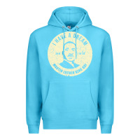 Ocean Blue martin luther day vintage Premium Hoodie - DesigneFamous