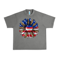 Tornado american flag leopard Urban Heavy Tee - RanaPortraitStore