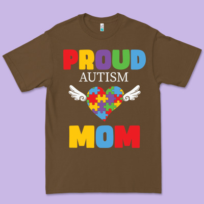 Lil Autism Mom Premium Tee Designed By Cowhidedigitalart