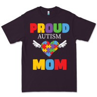 Plum lil autism mom Premium Tee - CowhideDigitalArt