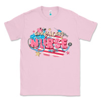 Bubblegum Pink American Nurse Classic Tee - FaDigitalArtStudio