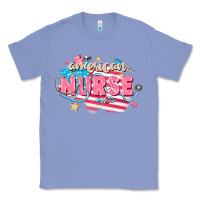 Colony Blue American Nurse Classic Tee - FaDigitalArtStudio
