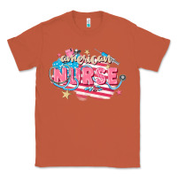 Copper American Nurse Classic Tee - FaDigitalArtStudio