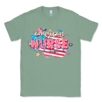 Sage American Nurse Classic Tee - FaDigitalArtStudio