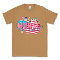 Toasted Coconut American Nurse Classic Tee - FaDigitalArtStudio