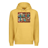 Antique Gold god is love cross Premium Hoodie - BarkalooDesign
