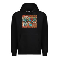 Black god is love cross Premium Hoodie - BarkalooDesign