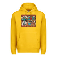 Lemon god is love cross Premium Hoodie - BarkalooDesign