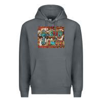 Rock god is love cross Premium Hoodie - BarkalooDesign