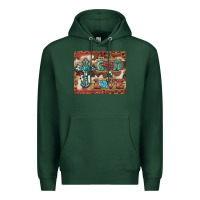 Sports Green god is love cross Premium Hoodie - BarkalooDesign
